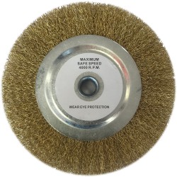 Wire Brush Wheel - 6" Bench Grinder