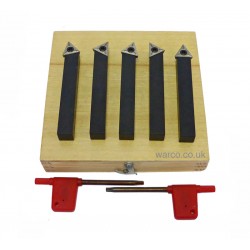 Indexable Lathe Tools - 5 Piece Set